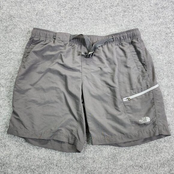 The North Face Shorts Mens XL Gray Nylon Performance Hiking Mountains Cargo - Picture 1 of 13